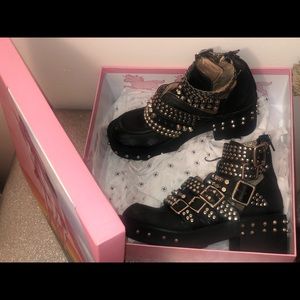 Vintage stud Jeffery Campbell shoes